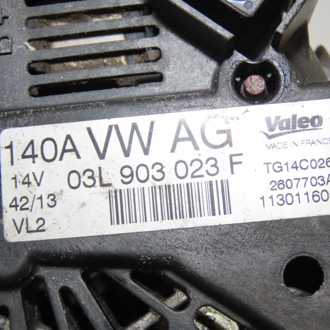 Alternateur occasion SEAT IBIZA IV IBIZA IV Phase 2 2012-02-01->2016-03-31 1.6 TDI 90ch 6F903023F 7