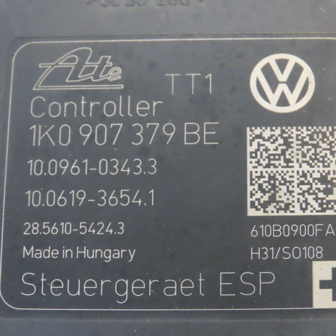 Unité hydraulique ABS occasion VOLKSWAGEN TOURAN II Phase 1 09-2010->12-2015 1K0614517DEBEF 5