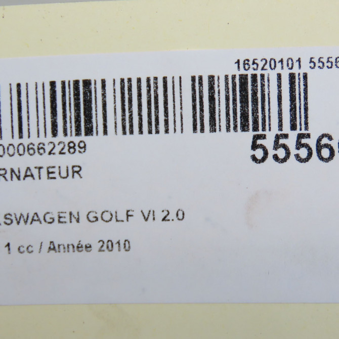 Alternateur occasion VOLKSWAGEN GOLF VI Phase 1 10-2008->04-2013 2.0 TDI 140ch 6F903023F 8