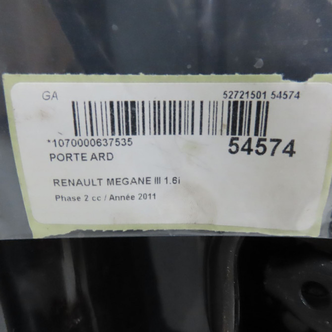 Porte arrière droite occasion  821006014R 5