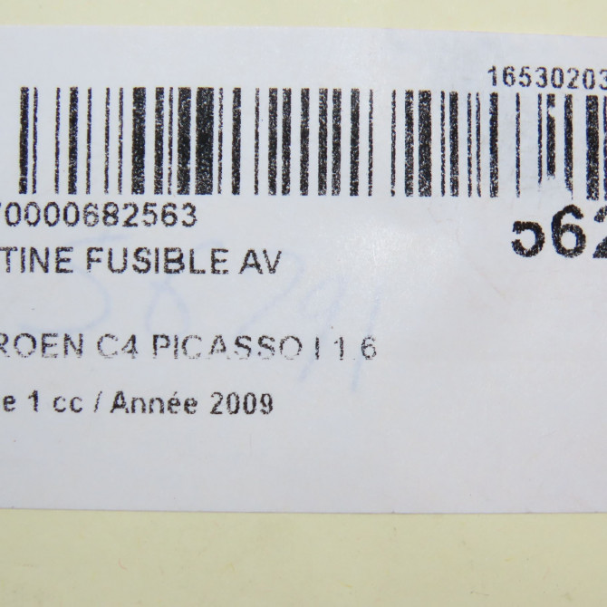 Platine fusible av occasion CITROEN C4 PICASSO I Phase 1 01-2007->10-2013 1.6 HDi 16v 110ch 9807028580 7