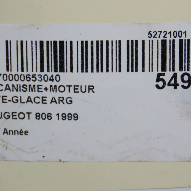 Mecanisme+moteur leve-glace arg occasion PEUGEOT 806 922353 5