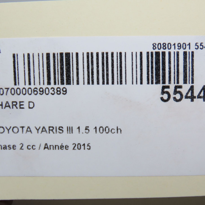 Phare droit occasion TOYOTA YARIS III Phase 2 06-2014->... 1.5 100ch 811300DA40 5