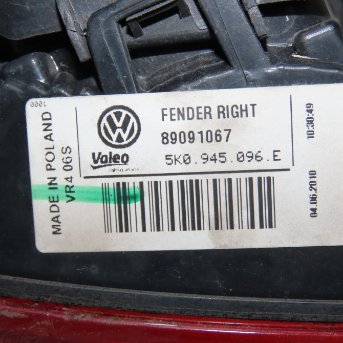 Feu arrière droit occasion VOLKSWAGEN GOLF VI Phase 1 10-2008->04-2013 2.0 TDI 140ch 5K0945096E 4