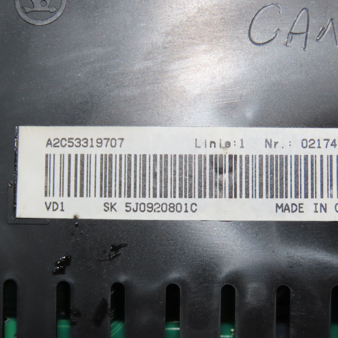 Compteur occasion SKODA FABIA II Phase 1 05-2007->03-2010 1.4 TDI 80ch 5J0920801CKD0 5