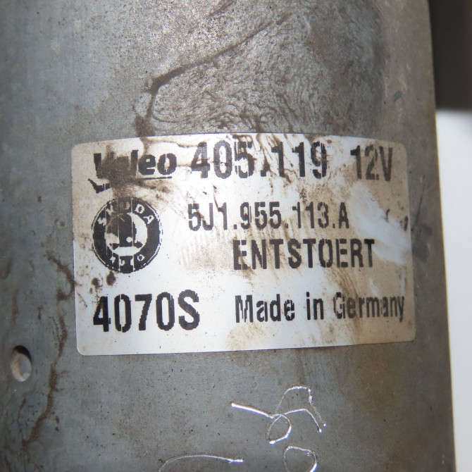 Moteur essuie-glace avant occasion SKODA FABIA II Phase 1 05-2007->03-2010 1.4 TDI 80ch 5J1955023D 4