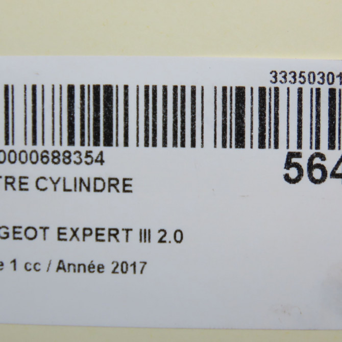 Maitre cylindre occasion PEUGEOT EXPERT III phase 1 03-2016->... 2.0 BLUEHDI 120ch 1613263780 7