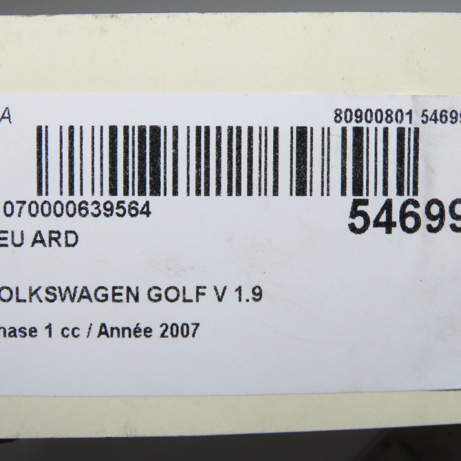 Feu arrière droit occasion VOLKSWAGEN GOLF V Phase 1 11-2003->10-2008 1.9 TDI 105ch 1K6945096T 6