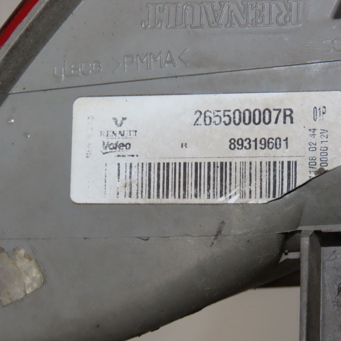 Feu arrière droit occasion RENAULT MEGANE III Phase 1 11-2008->01-2012 1.9 DCI 130ch 265500007R 5