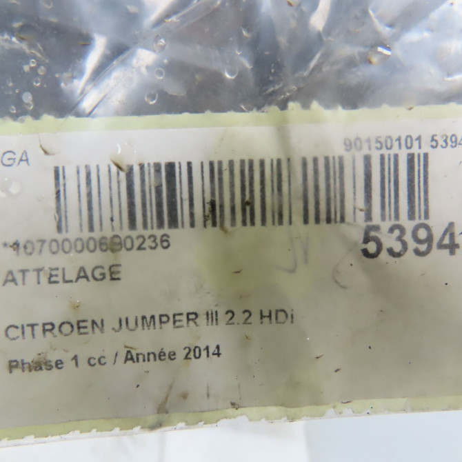 Attelage occasion CITROEN JUMPER III Phase 1 06-2006->... 2.2 HDi 130ch 9627QE 5