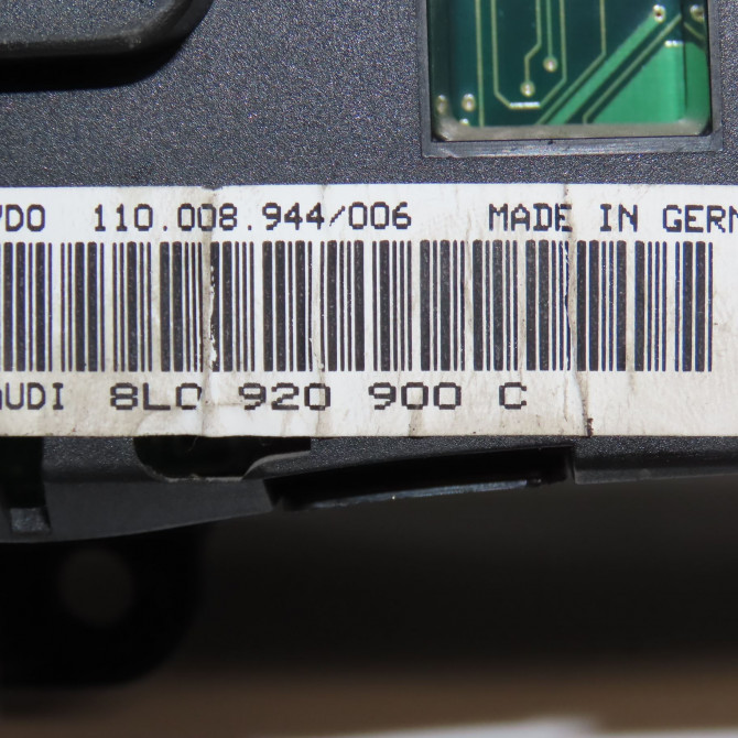 Compteur occasion AUDI A3 I Phase 1 09-1996->10-2000 1.6i 8L0920931F 5