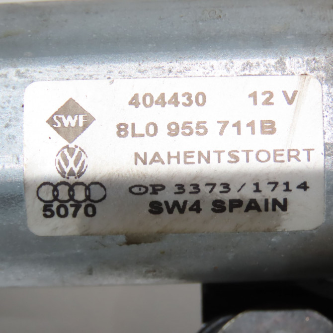 Moteur essuie-glace arrière occasion AUDI A3 I Phase 1 09-1996->10-2000 1.6i 8L0955711B 4