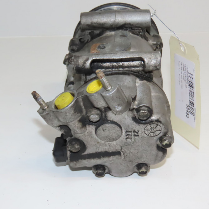 Compresseur air conditionne occasion PEUGEOT 207 Phase 1 04-2006->06-2013 1.4i 75ch 9822826880 5