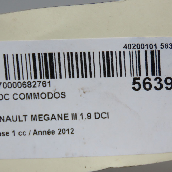 Bloc commodos occasion RENAULT MEGANE III Phase 1 11-2008->01-2012 1.9 DCI 130ch 255670019R 7