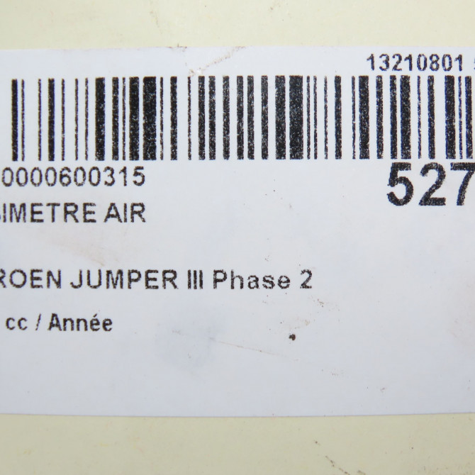 Debimetre air occasion CITROEN JUMPER III Phase 2 06-2014->... 9674958880 5