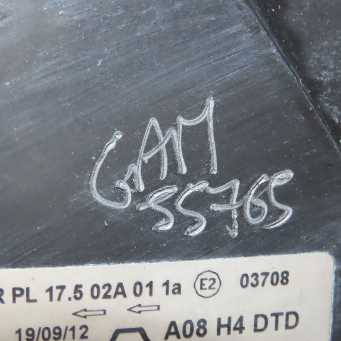 Phare droit occasion PEUGEOT 1007 Phase 1 04-2005->12-2010 1.6i 16v 620651 5