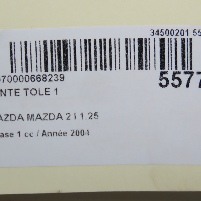 Jante tole occasion MAZDA MAZDA 2 I Phase 1 03-2003->09-2007 1.25 9965M46050 6