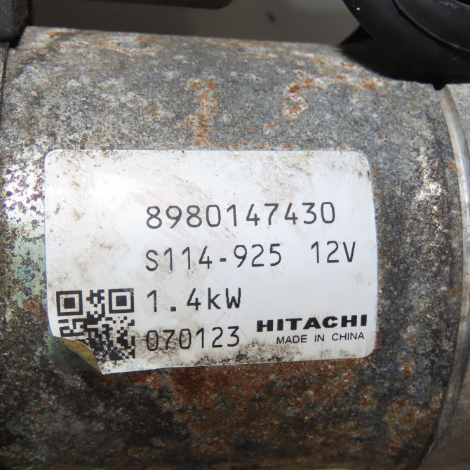 Démarreur occasion OPEL MERIVA I Phase 1 04-2003->12-2005 1.7 CDTI 98014743 5