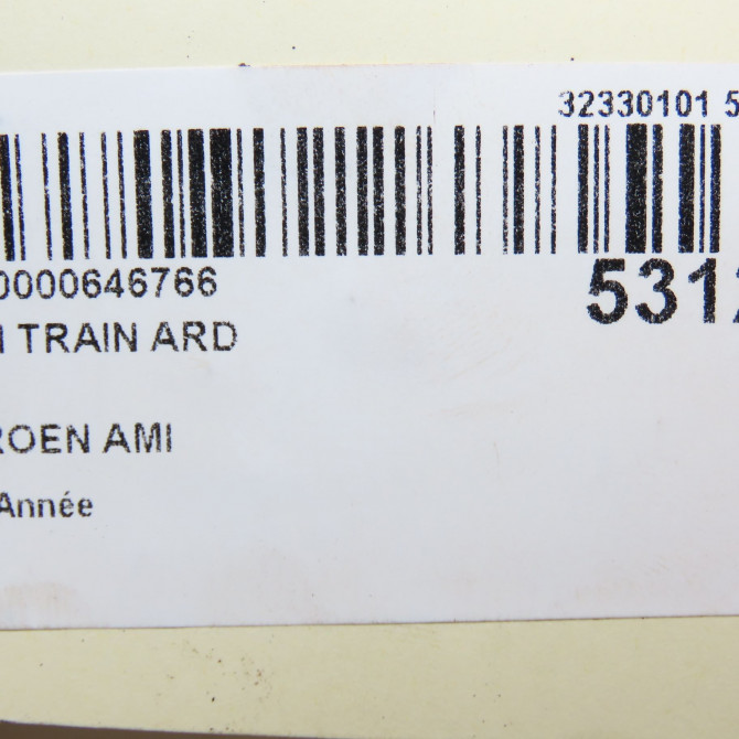 Demi train arrière droit occasion CITROEN 6