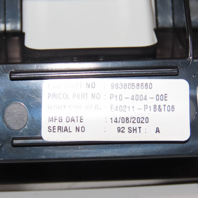 Compteur occasion CITROEN 9838058680 4