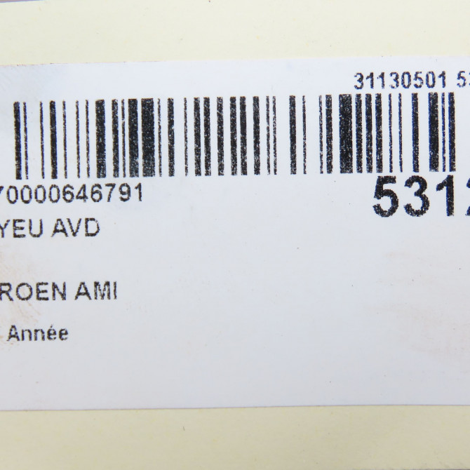 Moyeu avd occasion CITROEN 9822314280 5