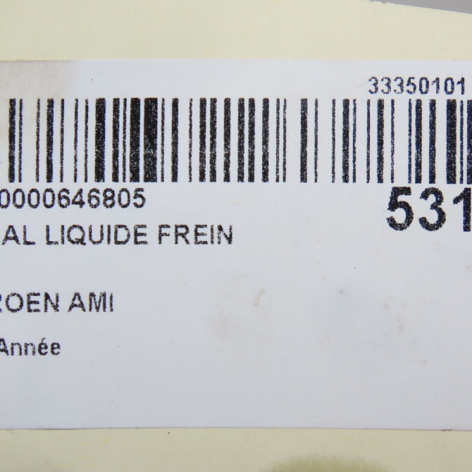 Bocal liquide frein occasion CITROEN 9837314080 5