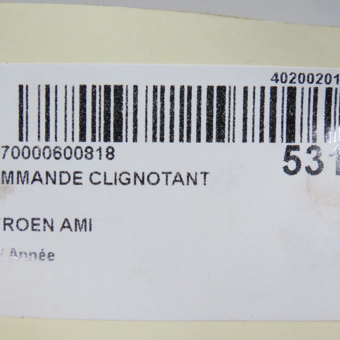 Commande clignotant occasion CITROEN 9838423580 5