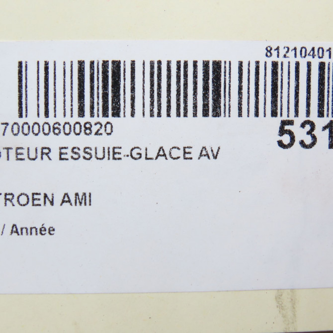 Moteur essuie-glace avant occasion CITROEN 9837551280 6