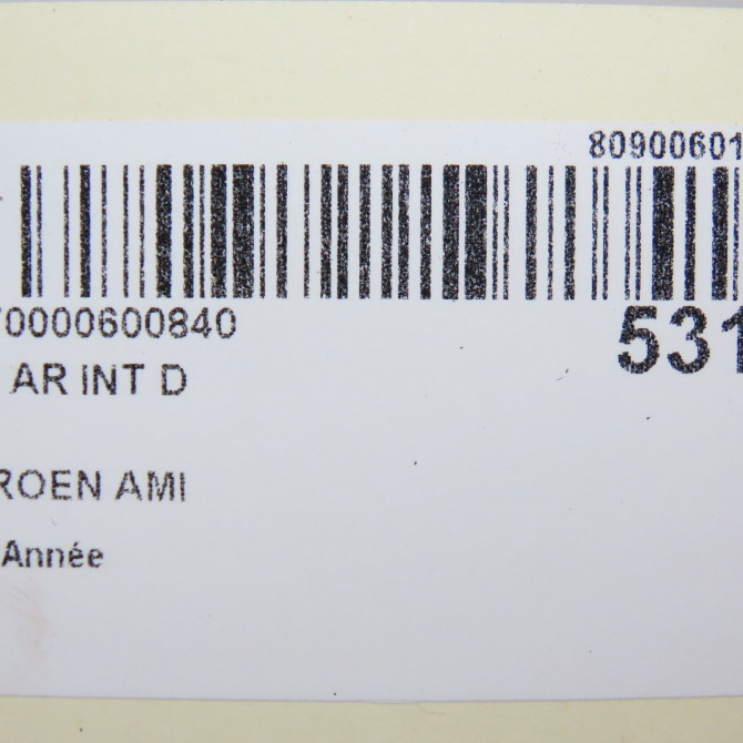 Feu arrière intérieur droit occasion CITROEN 5