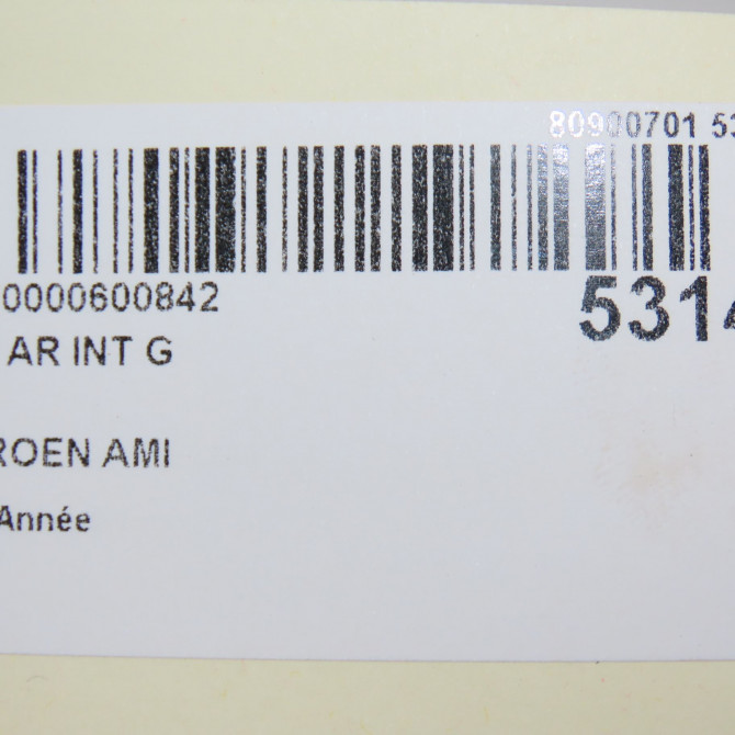 Feu arrière interieur gauche occasion CITROEN 5