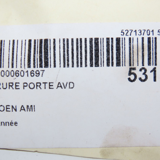 Serrure porte avd occasion CITROEN 9848255380 4