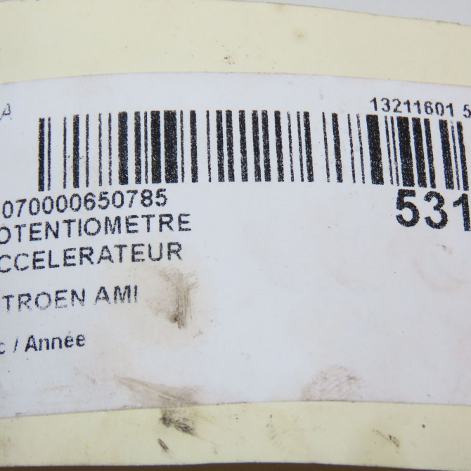 Potentiometre accelerateur occasion CITROEN 5