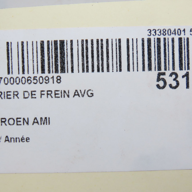 Etrier de frein avant gauche occasion CITROEN 1663358180 7