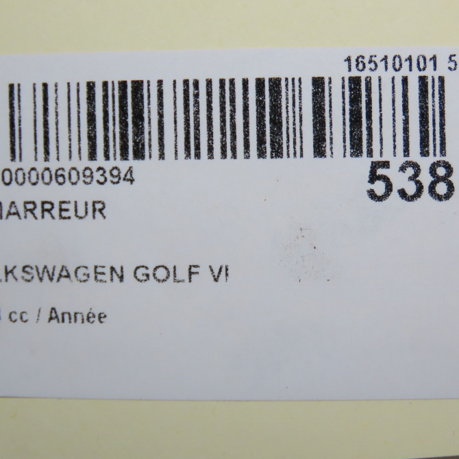 Démarreur occasion VOLKSWAGEN GOLF VI 2M911024P 8