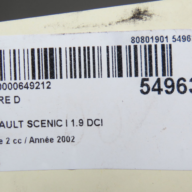Phare droit occasion RENAULT SCENIC I Phase 2 08-1999->06-2003 1.9 DCI 100ch 260102746R 7