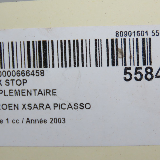 Feux stop supplementaire occasion CITROEN XSARA PICASSO Phase 1 12-1999->02-2004 2.0 HDi 90ch 6351ER 4