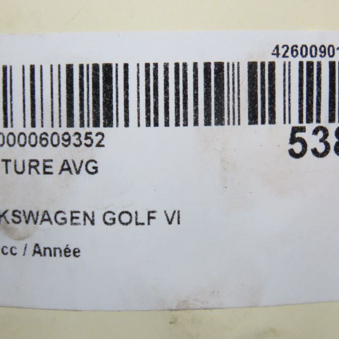 Ceinture avant gauche occasion VOLKSWAGEN GOLF VI 1K4857705BERAA 7