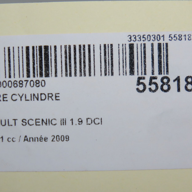 Maitre cylindre occasion RENAULT SCENIC III Phase 1 04-2009->11-2011 1.9 DCI 130ch 460115826R 5