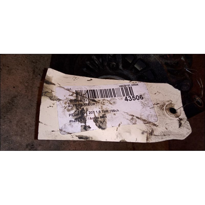 Alternateur occasion PEUGEOT 207 Phase 1 04-2006->06-2013 1.6 THP 156ch 9819187680 4