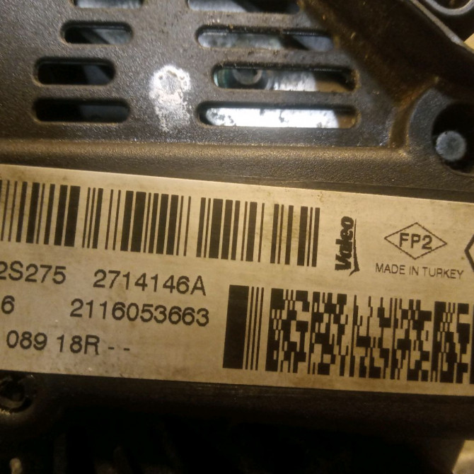 Alternateur occasion RENAULT CLIO IV Phase 2 08-2016->... 1.5 DCI 75ch 231008918R 4