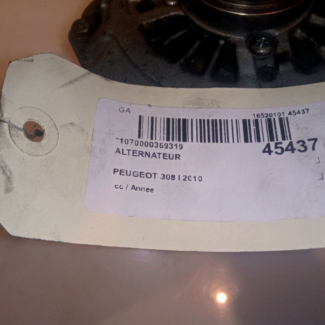 Alternateur occasion PEUGEOT 308 I 9819187680 5