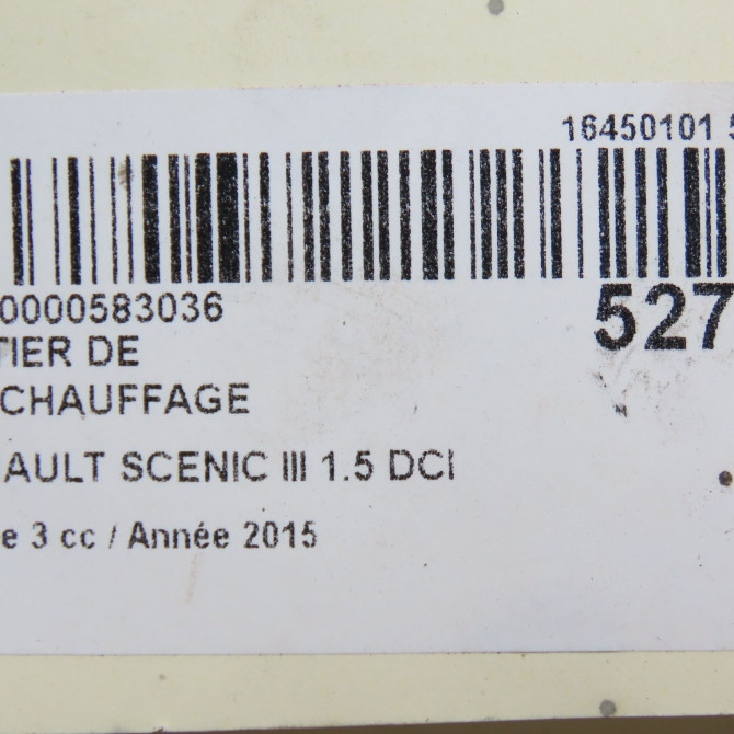 Boitier de préchauffage occasion RENAULT SCENIC III Phase 3 04-2013->... 1.5 DCI 110ch 8200859243 5
