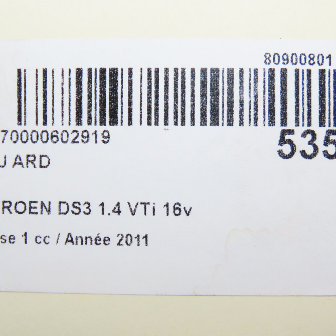 Feu arrière droit occasion CITROEN DS3 Phase 1 11-2009->03-2014 1.4 VTi 16v 95ch 9676973380 5