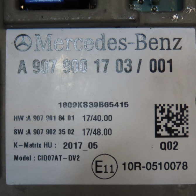 Autoradio occasion MERCEDES 4209003305 6