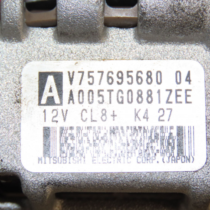 Alternateur occasion PEUGEOT 208 208 Phase 1 2012-03-01->2015-09-30 5705KQ 5