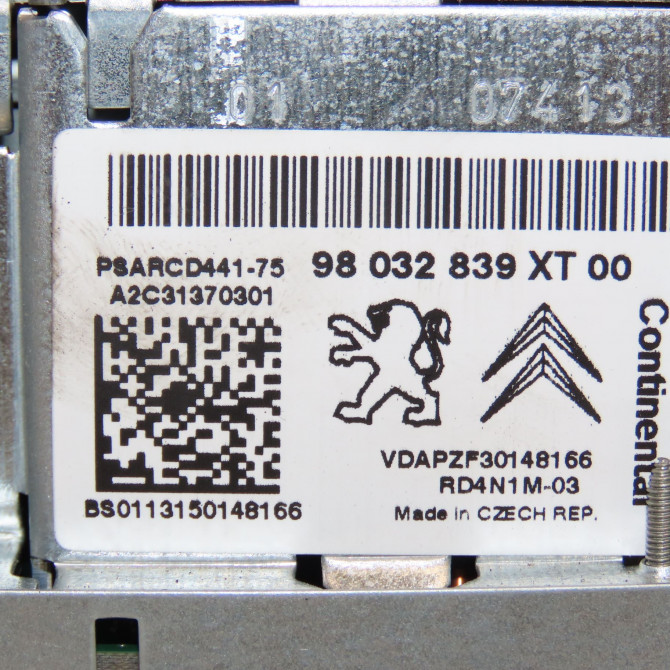 Autoradio occasion PEUGEOT 207 Phase 1 04-2006->06-2013 1.4i 75ch 16106920XT 4