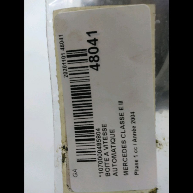 Boîte à vitesse automatique occasion MERCEDES CLASSE E III Phase 1 03-2002->06-2006 E270 CDI 177ch 2112708300 5