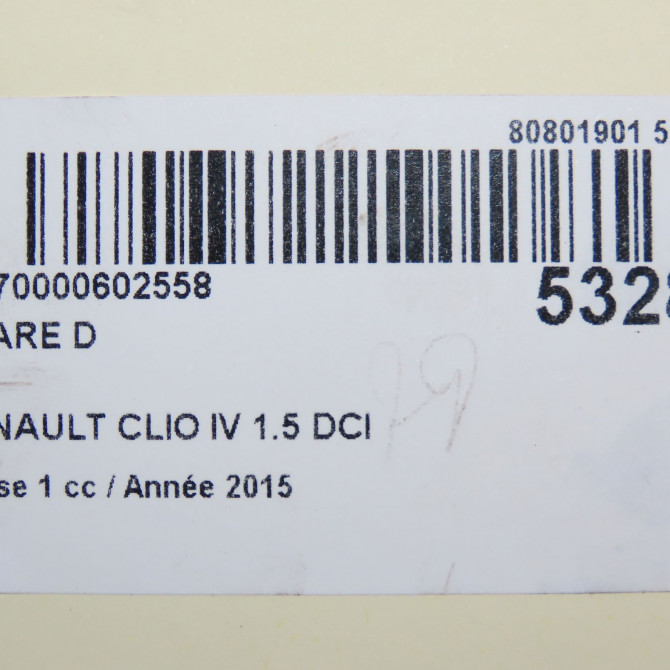 Phare droit occasion RENAULT CLIO IV Phase 1 07-2012->... 1.5 DCI 90ch 260106624R 6