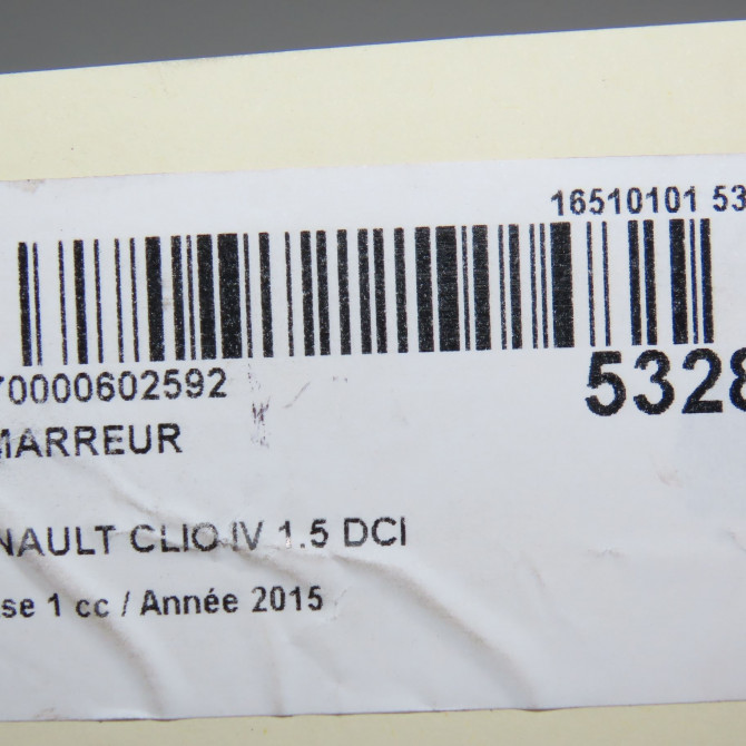 Démarreur occasion RENAULT CLIO IV Phase 1 07-2012->... 1.5 DCI 90ch 233008223R 7