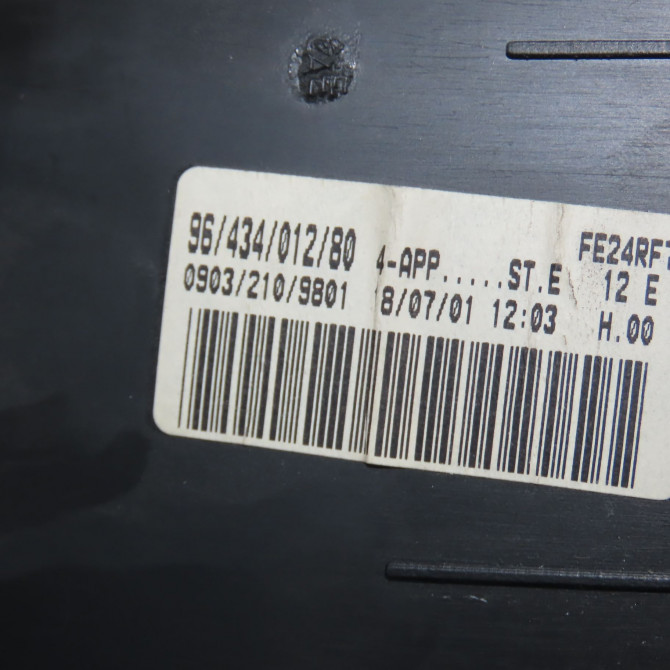 Compteur occasion PEUGEOT 206 Phase 1 09-1998->03-2009 1.4i 1606637880 5